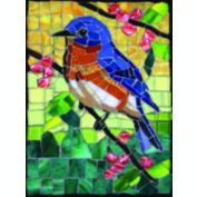 Sunsout Stained Glass Bluebird 1000 pc  Jigsaw Puzzle