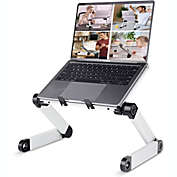 Smilegive Adjustable Laptop Stand Table for Office, Portable Foldable Lift Bracket Aluminum