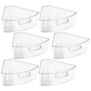 mDesign Lazy Susan Kitchen Food Storage Organizer Bin