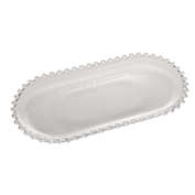 Wolff Pearl Collection Crystal Oval Serving Platter 30x15x2cm