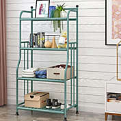 Kitcheniva 4 Layers Wire Shelves Unit Adjustable Metal Shelf Rack
