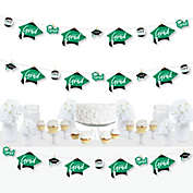 Big Dot of Happiness Green Grad - Best is Yet to Come - 2023 Green Graduation Party DIY Decorations - Clothespin Garland Banner - 44 Pieces