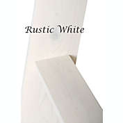 BrandtWorks Home Indoor Decorative Wooden Quilt Ladder 16" x 72" -Rustic White