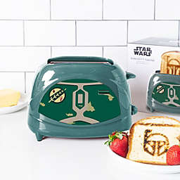 Uncanny Brands Boba Fett Two-Slice Toaster- Toasts Bounty Hunter onto Your Toast