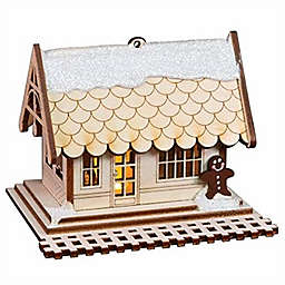 Old World Christmas All Aboard Train Depot Ornament (#80005)