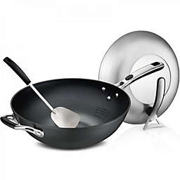 Pandabrands ASD, Cast Iron Can Not Rust, Uncoated Wok, Wear-Resistant And Scratch