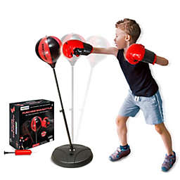 ArmoGear Punching Bag for Kids   Kids Punching Bag with Stand   Boxing Gloves & Hand Pump