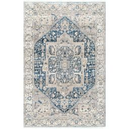 nuLOOM Harriet Vintage Medallion Fringe Area Rug