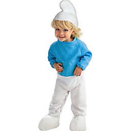 Rubies Baby Smurf Blue and White Halloween Costume, 6-12 Months
