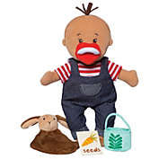 Manhattan Toy Wee Baby Stella Tiny Farmer 12&quot; Soft Baby Doll Set