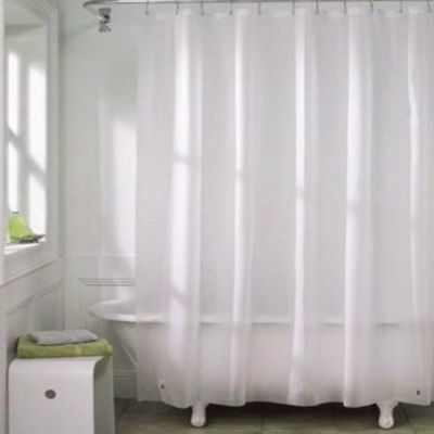 Fitnate 72x72in Mildew Resistant PEVA Shower Curtain