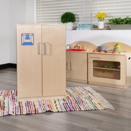 Emma + Oliver Children's Wood Refrigerator for Commercial or Home Use - Kid Friendly Design