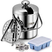 FITNATE Stainless Steel Ice Bucket Set[1.5L]