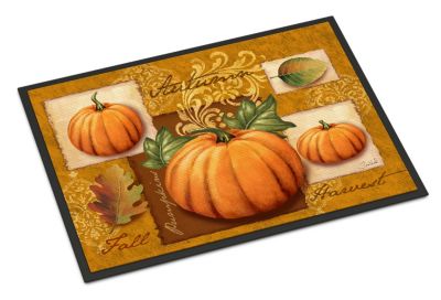 Fall Pumpkin Thanksgiving Harvest Braided Kitchen Home Accent Rug