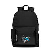Mojo Licensing LLC San Jose Sharks Lightweight 17" Campus Laptop Backpack - Ideal for the Gym, Work, Hiking, Travel, School, Weekends, and Commuting
