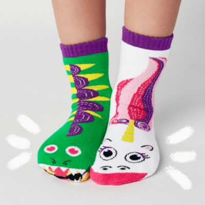 DRAGON & UNICORN PALS SOCKS ~ KIDS SIZE