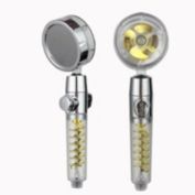 Upseller Turbocharged Shower Head High Pressure Handheld Propeller Hydro Jet Spinning