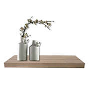 ITY International - Individual Wooden Floating Shelf, 23.6&quot; x 9.25&quot; x 1.5&quot;, Natural Wood