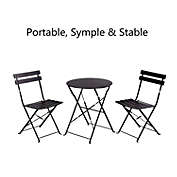 Omni-Furniture Round 2 Person - 23.6" Long Bistro Set (7 Colors Available)