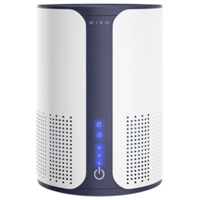 Miko True HEPA Air Purifier with Essential Oil Diffuser in White