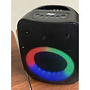 AEK Cyber Compatible with Bluetooth Wireless Speaker RGB Light Tws FM Radio USB Rechargeable
