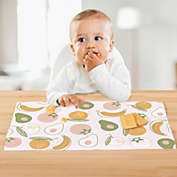 Sunveno Disposable Placemats For Baby Kids Stick-on Dinning Table at Home, Toddler Restaurant Place Mats- 18.7&quot; X 12.5&quot;- 20 pc