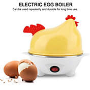 Kitcheniva Electric Egg Cooker Boiler 7-Egg Steamer Non-Stick Hard Boiled Auto-Off