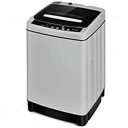 Costway Full-Automatic Washing Machine 1.5 Cu.Ft 11 LBS Washer and Dryer -Gray