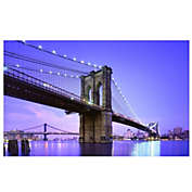 Northlight LED Lighted Famous New York City Brooklyn Bridge Canvas Wall Art 15.75" x 23.5"