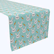 Fabric Textile Products, Inc. Table Runner, 100% Cotton, 16x108", Easter Rabbits Celebration