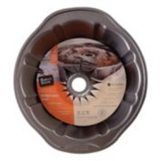 Baker's Secret Fluted Cake Pan 12", Heavy Duty Carbon Steel, Non-stick coating, Dark Gray Classic Line