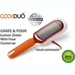 Cookduo Grate & Pour - Lemon zester with pour container