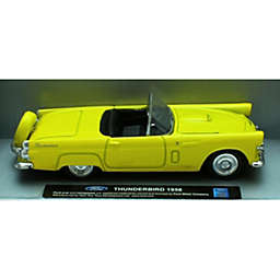 NewRay Toys 1 43 Scale Die-Cast Yellow 1956 Ford Thunderbird Convertible
