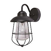 Xtricity - Outdoor Wall Light, Height 14.17 &#39;&#39;, From Edgar Collection, Black