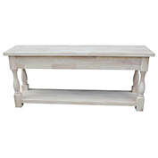 International Concepts Tuscan Console Table, Unfinished