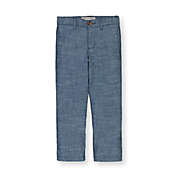 Hope & Henry Boys&#39; Chambray Suit Pant (Blue Chambray, 2T)
