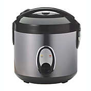 Sunpentown Home Indoor Kitchen 6-Cups Rice Cooker With Stainless Body-SC-1201S
