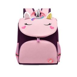 Children's 3D Waterproof Backpacks Unicorns -  Dark Purple