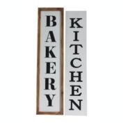 TX USA 36" Interchangeable and Reversible 2 Sided Kitchen Wall Sign Combo
