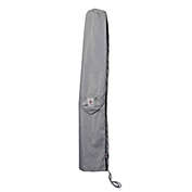 Summerset Shield Platinum 3-Layer Polyester Weather Resistant Umbrella 9&#39; Cover - 7x62.5", Grey Melange