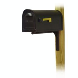 Special Lite Products Classic Curbside Mailbox with Ashley Front Single Mailbox Mounting Bracket