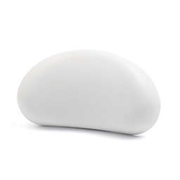 Unique Bargains White Bean Shape Neck Back Support Headrest Bathtub Pillow