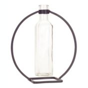 Melrose Decorative Hanging Vase In Circle Stand (Set Of 4) 9"H