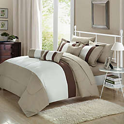 Chic Home Serenity Elegant Soft & Cozy 10 Pieces Comforter Bed In A Bag Set - King 104