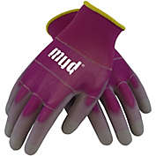 Mud Smart Mud Women&#39;s Polyester/Polyurethane Garden Glove, Medium, Raspberry