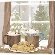 Great Art Now Hot Chocolate Season I by Tara Reed 12-Inch x 12-Inch Canvas Wall Art