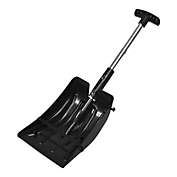 Costway-CA 3-in-1 Snow Shovel with Ice Scraper and Snow Brush