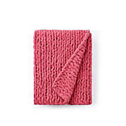 Byourbed Cozy Potato Chenille Chunky Knit Throw Blanket - Desert Rose