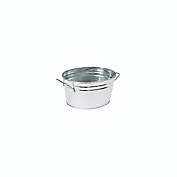 Stock Preferred Galvanized Buckets with Handles for Plants 6 Pcs 7.5x6.4x4 In
