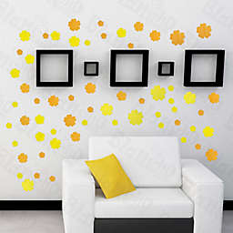 Blancho Bedding Summer Flowers - Large Wall Decals Stickers Appliques Home Decor